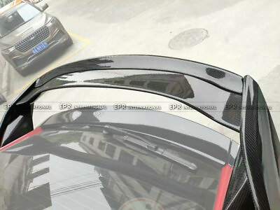 #ad For Honda 17 Civic Typ R FK8 VVT Style Carbon Rear Spoiler Gurney Flap Bodykits