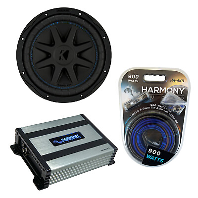 #ad Kicker CVX10 Car Audio CompVX Subwoofer 10quot; Sub 44CVX104 amp; Harmony HA A400.1 Amp
