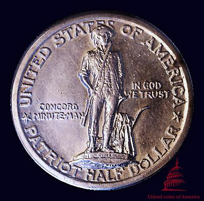 #ad 1925 Commemorative Silver Commemoratives : Lexington Concord 150th