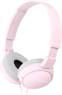 #ad Sony Foldable Wired Headphones Pink