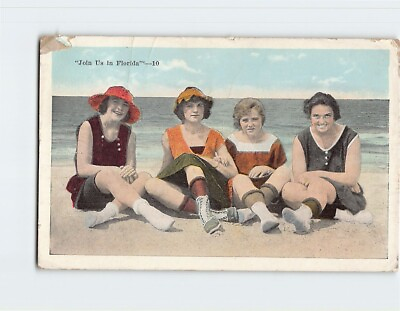 #ad Postcard For Ladies on the Beach Join Us in Florida USA