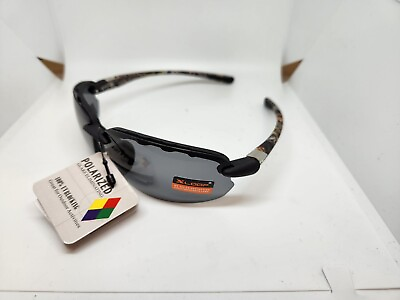 #ad XLOOP Polarized Camo Designer Sport Sunglasses NWT Uv 400 Polycarbonate Lens