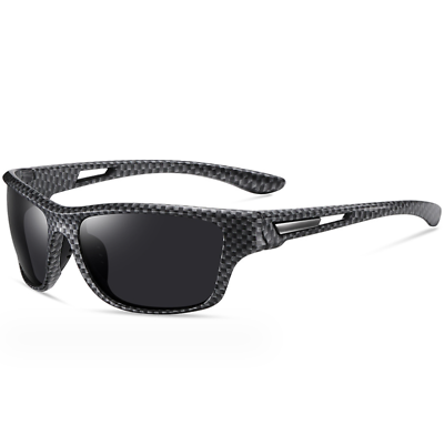 #ad New Black Polarized Men Anti Glare Fishing Cycling Driving Sport Sunglasses