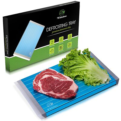 #ad Defrosting Tray Large Food amp; Meat Defroster with Tilted Design amp; Plastic Dr...
