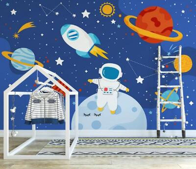 #ad 3D Universe Planets E3838 Wallpaper Mural Paper Wall Print Indoor Murals CA Erin