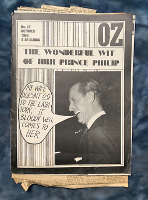 #ad Vintage OZ Magazine Australia issue No. 23 January 1965 Prince Philip satire