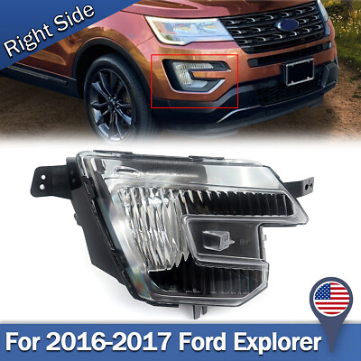 #ad For Ford Explorer 2016 2017 Front Bumper Driving Fog Light Lamp Passenger Side