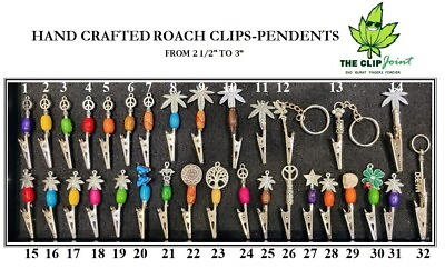 #ad Any Clip $3 Bucks Roach Clip Hand Crafted in USA