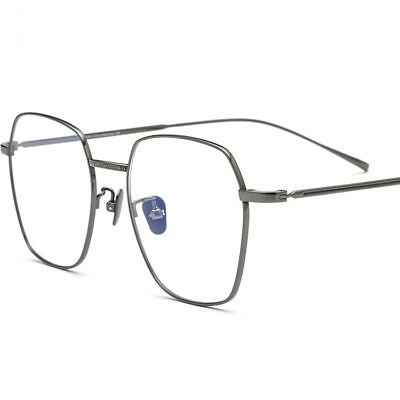 #ad Vintage Pure Titanium Eyeglass Frames Man Spectacles Optical glasses 52 22 145