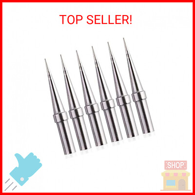 #ad 6pcs Replacement Tips Weller ET Soldering Iron Tips for WES51 50WESD51WE1010NA
