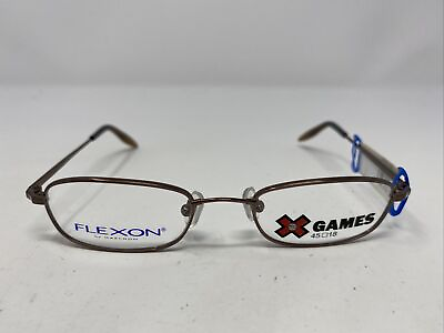 #ad X Games ULTRACROSS NEBULA 45 18 130 Brown Full Rim Eyeglasses Frame FW75