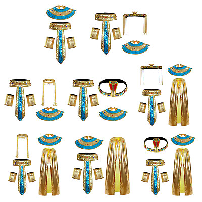 #ad Unisex Headwear Shiny Neck Collar Classic Egyptian Pharaoh Luxurious Adjustable