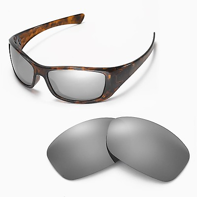 #ad New Walleva Polarized Titanium Replacement Lenses For Oakley Hijinx Sunglasses $16.99