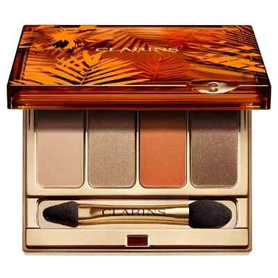 #ad Clarins 4 Colour Eyeshadow Palette Tropical Splendor Limited Edition Size 6.8g