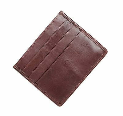 #ad STARHIDE Mens Front Pocket VT Leather Minimalist Credit Card Holder