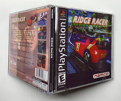 #ad Custom Replacement Case Only Ridge Racer Playstation 1 PS1