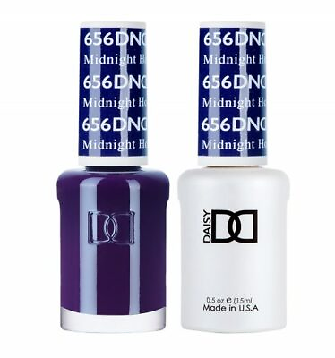 #ad DND Soak Off Gel Polish and Nail Lacquer 656 Midnight Hour
