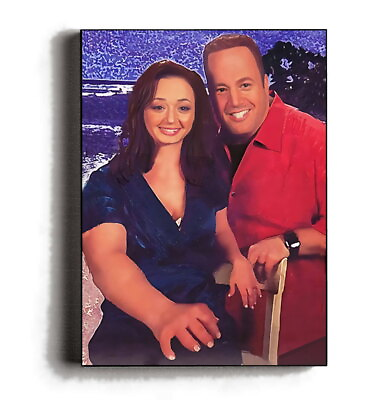#ad Rare Framed King of Queens Doug and Carrie Bad Painting Gift Jumbo Giclée Print