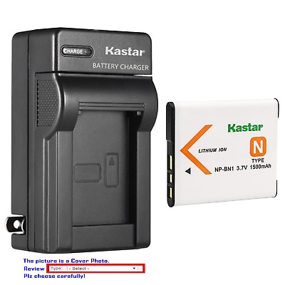 #ad Kastar Battery Wall Charger for Sony NP BN1 BC CSN amp; Sony Cyber shot DSC W830