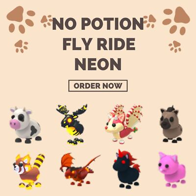 #ad No Potion FR Fly Ride NFR Neon MFR Mega Adopt a good pet with Me