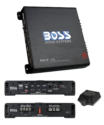 #ad BOSS Audio Systems R4002 Riot Series Car Audio Stereo Amplifier – 800 High Outpu