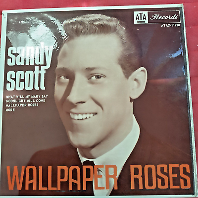 #ad VINTAGE Oz music in good condition. Sandy Scott. Wallpaper Roses. ATA 1967? AU $29.95