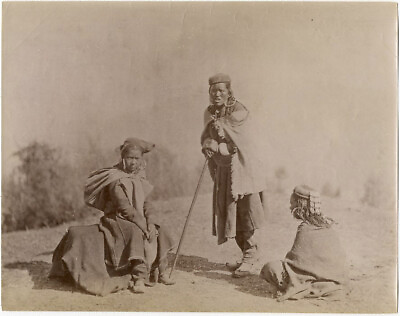 #ad Photo Albumen Tibet Tibetan Women to The 1880