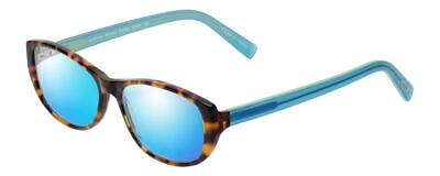 #ad Eyebobs Hanky Panky Ladies Polarized Sunglasses Cateye Tortoise Brown Blue 52 mm
