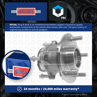 #ad Wheel Bearing Kit fits FORD C MAX 1.6 Rear 07 to 10 Bamp;B 1230942 1309814 1355129