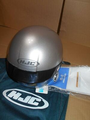 #ad HJC IS 2 Silver Helmet with Inner Sun Shield Visor DOT