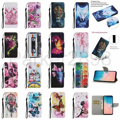 #ad Case for iPhone 13 12 11 Pro XR XS Max 8 7 SE2 Pattern Leather Wallet Flip Cover