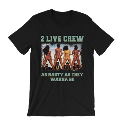#ad 2 Live Crew t shirt As Nasty As They Wanna Be Uncle Luke Miami Bass