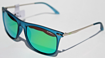 #ad O#x27;NEILL Layer POLARIZED Sunglasses Blue Silver Green Mirror Surf Beach NEW $59