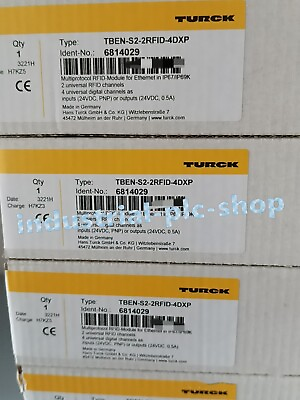 #ad TBEN S2 2RFID 4DXP TURCK Module New in Box Expedited Shipping DHL FedEX