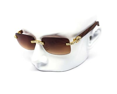 #ad Sunglasses Vintage 80#x27;s Shades Brown Lens Man Women Style Rap Cholo Small Fancy