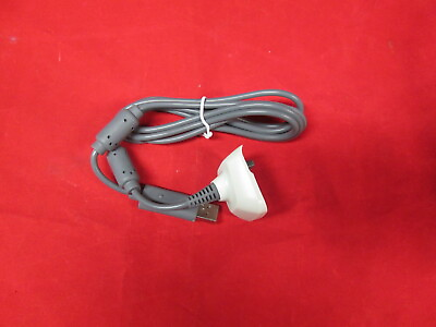 #ad Play And Charge Cable For Xbox 360 Replacement White Brand New 9843