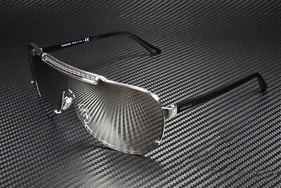 #ad VERSACE VE2140 10006G Silver Light Grey Mirror Silver 40 mm Men#x27;s Sunglasses