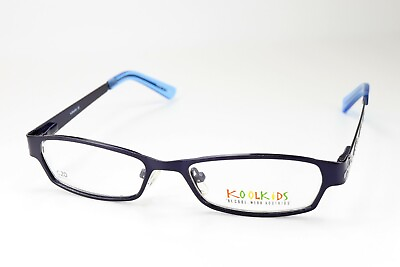 #ad KOOL KIDS 2514 BLUE SILVER 46 15 125 Youth Kid Eyeglass Frames Flex Hinges C20