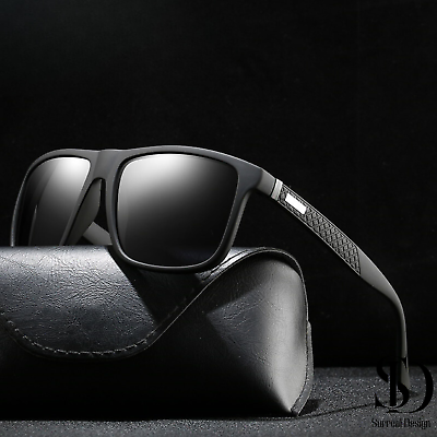 #ad Polarized Sunglasses UV400 Driving Eyewear Fishing Mens Square Photochromic