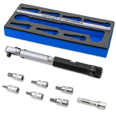 #ad TGR 8pc 1 4quot; Drive Bicycle Torque Wrench Set for Road amp; Mountain Bikes 3 15NM