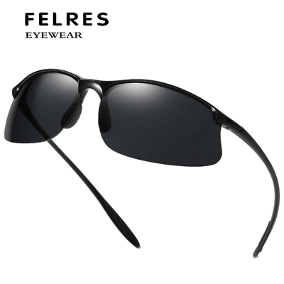 #ad Half Frame TR90 Polarized Sunglasses For Men Women Sports Driving Glasses UV400