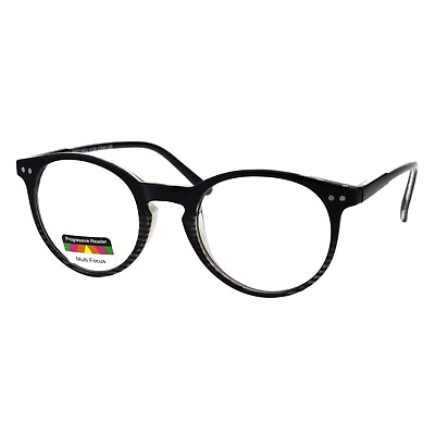 #ad Multi Focus Progressive Reading Glasses 3 Powers in 1 Reader Round Keyhole