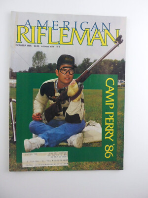 #ad Vintage American Rifleman Magazine October 1986