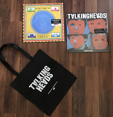 #ad Talking Heads 2LP Tote Bundle Vinyl New Speaking In Tongues Remain Light Rhino