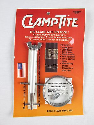 #ad CLAMPTITE Tool CLT03 Stainless Steel Aluminum Clamping Clamp Making Tool USA
