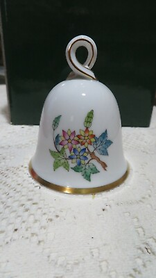 #ad Herend Small Bell Queen Victoria pattern 2000 Guild