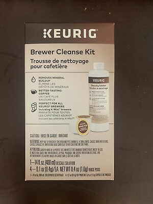 #ad Keurig Brewer Cleanse Kit For Maintenance Includes Descaling Solution amp; Rinse
