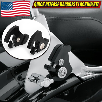 #ad Aluminum Quick Release Mounting Docking Latch fit for Harley Bar Luggage Rack