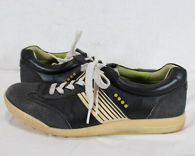 #ad ECCO Hydromax Golf Shoes Mens Street Spikeless Black EU Size 44 US 10 10.5 FW053