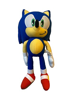 #ad Official Toy Factory 15” SONIC THE HEDGEHOG Movie Sonic Plush 2020